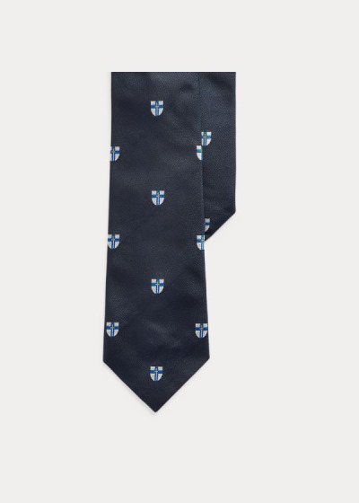 Men's Ralph Lauren Silk Club Ties | 389627MYZ